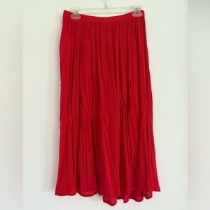 Abercrombie & Fitch Flowy Midi Skirt